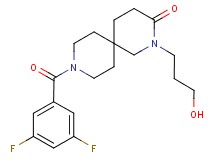 9-(3,5-difluorobenzoyl)-2-(3-hydroxypropyl)-2,9-diazaspiro[5.5]undecan-3-one