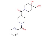 4-(hydroxymethyl)-1-{[1-(pyridin-2-ylcarbonyl)piperidin-4-yl]carbonyl}piperidin-4-ol