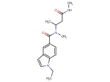 1-ethyl-N-methyl-N-[1-methyl-3-(methylamino)-3-oxopropyl]-1H-indole-5-carboxamide