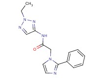 N-(2-ethyl-2H-1,2,3-triazol-4-yl)-2-(2-phenyl-1H-imidazol-1-yl)acetamide
