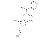 2-(3,5-dimethyl-4-{[methyl(1-pyridin-4-ylethyl)amino]methyl}-1H-pyrazol-1-yl)ethanol