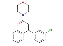 4-[3-(3-chlorophenyl)-3-phenylpropanoyl]morpholine