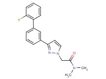 2-[3-(2'-fluoro-3-biphenylyl)-1H-pyrazol-1-yl]-N,N-dimethylacetamide