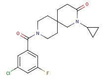 9-(3-chloro-5-fluorobenzoyl)-2-cyclopropyl-2,9-diazaspiro[5.5]undecan-3-one