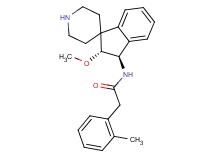 N-[rel-(2R,3R)-2-methoxy-2,3-dihydrospiro[indene-1,4'-piperidin]-3-yl]-2-(2-methylphenyl)acetamide hydrochloride