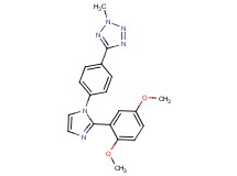 5-{4-[2-(2,5-dimethoxyphenyl)-1H-imidazol-1-yl]phenyl}-2-methyl-2H-tetrazole