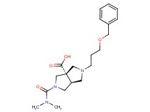 (3aS*,6aS*)-2-[3-(benzyloxy)propyl]-5-[(dimethylamino)carbonyl]hexahydropyrrolo[3,4-c]pyrrole-3a(1H)-carboxylic acid