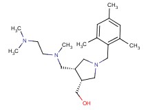 [(3R*,4R*)-4-{[[2-(dimethylamino)ethyl](methyl)amino]methyl}-1-(mesitylmethyl)pyrrolidin-3-yl]methanol