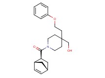 [1-[(1R*,2S*,4R*)-bicyclo[2.2.1]hept-5-en-2-ylcarbonyl]-4-(2-phenoxyethyl)-4-piperidinyl]methanol