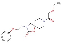 8-(ethoxyacetyl)-3-(2-phenoxyethyl)-1-oxa-3,8-diazaspiro[4.5]decan-2-one