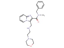 N-benzyl-N-methyl-3-({[2-(4-morpholinyl)ethyl]amino}methyl)imidazo[1,2-a]pyridine-2-carboxamide