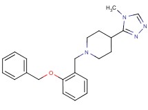 1-[2-(benzyloxy)benzyl]-4-(4-methyl-4H-1,2,4-triazol-3-yl)piperidine