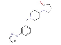 1-{1-[3-(1H-pyrazol-1-yl)benzyl]piperidin-4-yl}pyrrolidin-2-one