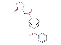 3-{2-oxo-2-[(1S*,5R*)-3-(2-pyridinylcarbonyl)-3,6-diazabicyclo[3.2.2]non-6-yl]ethyl}-1,3-oxazolidin-2-one