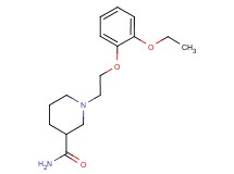 1-[2-(2-ethoxyphenoxy)ethyl]piperidine-3-carboxamide
