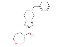 5-benzyl-2-(1,4-oxazepan-4-ylcarbonyl)-4,5,6,7-tetrahydropyrazolo[1,5-a]pyrazine