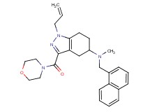 1-allyl-N-methyl-3-(4-morpholinylcarbonyl)-N-(1-naphthylmethyl)-4,5,6,7-tetrahydro-1H-indazol-5-amine