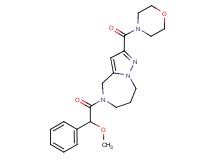 5-[methoxy(phenyl)acetyl]-2-(morpholin-4-ylcarbonyl)-5,6,7,8-tetrahydro-4H-pyrazolo[1,5-a][1,4]diazepine