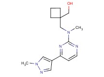 [1-({methyl[4-(1-methyl-1H-pyrazol-4-yl)pyrimidin-2-yl]amino}methyl)cyclobutyl]methanol