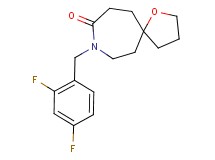 8-(2,4-difluorobenzyl)-1-oxa-8-azaspiro[4.6]undecan-9-one