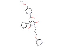 3-{2-[4-(methoxymethyl)-1-piperidinyl]-2-oxoethyl}-3-phenyl-1-[3-(3-pyridinyloxy)propyl]-2,5-pyrrolidinedione