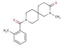 2-methyl-9-(2-methylbenzoyl)-2,9-diazaspiro[5.5]undecan-3-one