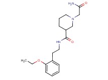 1-(2-amino-2-oxoethyl)-N-[2-(2-ethoxyphenyl)ethyl]piperidine-3-carboxamide