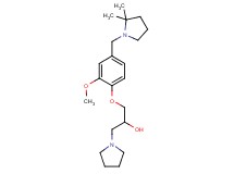 1-{4-[(2,2-dimethylpyrrolidin-1-yl)methyl]-2-methoxyphenoxy}-3-pyrrolidin-1-ylpropan-2-ol