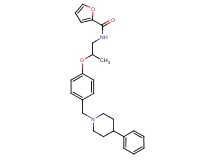 N-(2-{4-[(4-phenyl-1-piperidinyl)methyl]phenoxy}propyl)-2-furamide