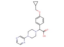 [4-(cyclopropylmethoxy)phenyl](4-pyrazin-2-ylpiperazin-1-yl)acetic acid
