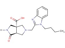 (3aR*,6aS*)-5-[(1-butyl-1H-benzimidazol-2-yl)methyl]-1-oxohexahydropyrrolo[3,4-c]pyrrole-3a(1H)-carboxylic acid