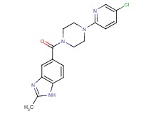 5-{[4-(5-chloro-2-pyridinyl)-1-piperazinyl]carbonyl}-2-methyl-1H-benzimidazole