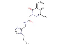 2-(4-methyl-1-oxo-2(1H)-phthalazinyl)-N-[(1-propyl-1H-imidazol-2-yl)methyl]acetamide