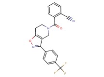 2-{[3-[4-(trifluoromethyl)phenyl]-6,7-dihydroisoxazolo[4,5-c]pyridin-5(4H)-yl]carbonyl}benzonitrile