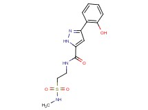 3-(2-hydroxyphenyl)-N-{2-[(methylamino)sulfonyl]ethyl}-1H-pyrazole-5-carboxamide