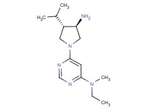 6-[rel-(3R,4S)-3-amino-4-isopropyl-1-pyrrolidinyl]-N-ethyl-N-methyl-4-pyrimidinamine dihydrochloride