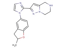 2-[1-(2-methyl-2,3-dihydro-1-benzofuran-5-yl)-1H-imidazol-2-yl]-4,5,6,7-tetrahydropyrazolo[1,5-a]pyrazine hydrochloride