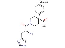 1-(1-L-histidyl-4-phenyl-4-piperidinyl)ethanone dihydrochloride