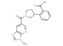 2-{1-[(3-methyl-3H-imidazo[4,5-b]pyridin-6-yl)carbonyl]-3-pyrrolidinyl}benzoic acid