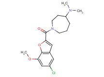 1-[(5-chloro-7-methoxy-1-benzofuran-2-yl)carbonyl]-N,N-dimethyl-4-azepanamine