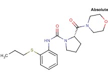 (2S)-2-(morpholin-4-ylcarbonyl)-N-[2-(propylthio)phenyl]pyrrolidine-1-carboxamide