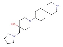 1-(3-azaspiro[5.5]undec-9-yl)-4-(1-pyrrolidinylmethyl)-4-piperidinol dihydrochloride