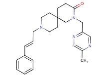 2-[(5-methylpyrazin-2-yl)methyl]-9-[(2E)-3-phenylprop-2-en-1-yl]-2,9-diazaspiro[5.5]undecan-3-one