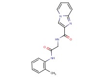 N-{2-[(2-methylphenyl)amino]-2-oxoethyl}imidazo[1,2-a]pyridine-2-carboxamide trifluoroacetate