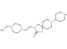 3-[2-(4-ethyl-1-piperazinyl)ethyl]-8-(4-piperidinyl)-1-oxa-3,8-diazaspiro[4.5]decan-2-one dihydrochloride