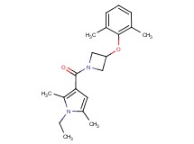 3-{[3-(2,6-dimethylphenoxy)-1-azetidinyl]carbonyl}-1-ethyl-2,5-dimethyl-1H-pyrrole