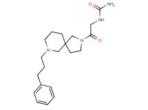 N-{2-oxo-2-[7-(3-phenylpropyl)-2,7-diazaspiro[4.5]dec-2-yl]ethyl}urea
