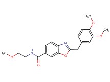 2-(3,4-dimethoxybenzyl)-N-(2-methoxyethyl)-1,3-benzoxazole-6-carboxamide