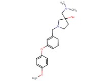 3-[(dimethylamino)methyl]-1-[3-(4-methoxyphenoxy)benzyl]-3-pyrrolidinol