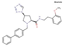 (4S)-1-(4-biphenylylmethyl)-N-[2-(2-methoxyphenyl)ethyl]-4-(1H-tetrazol-1-yl)-L-prolinamide